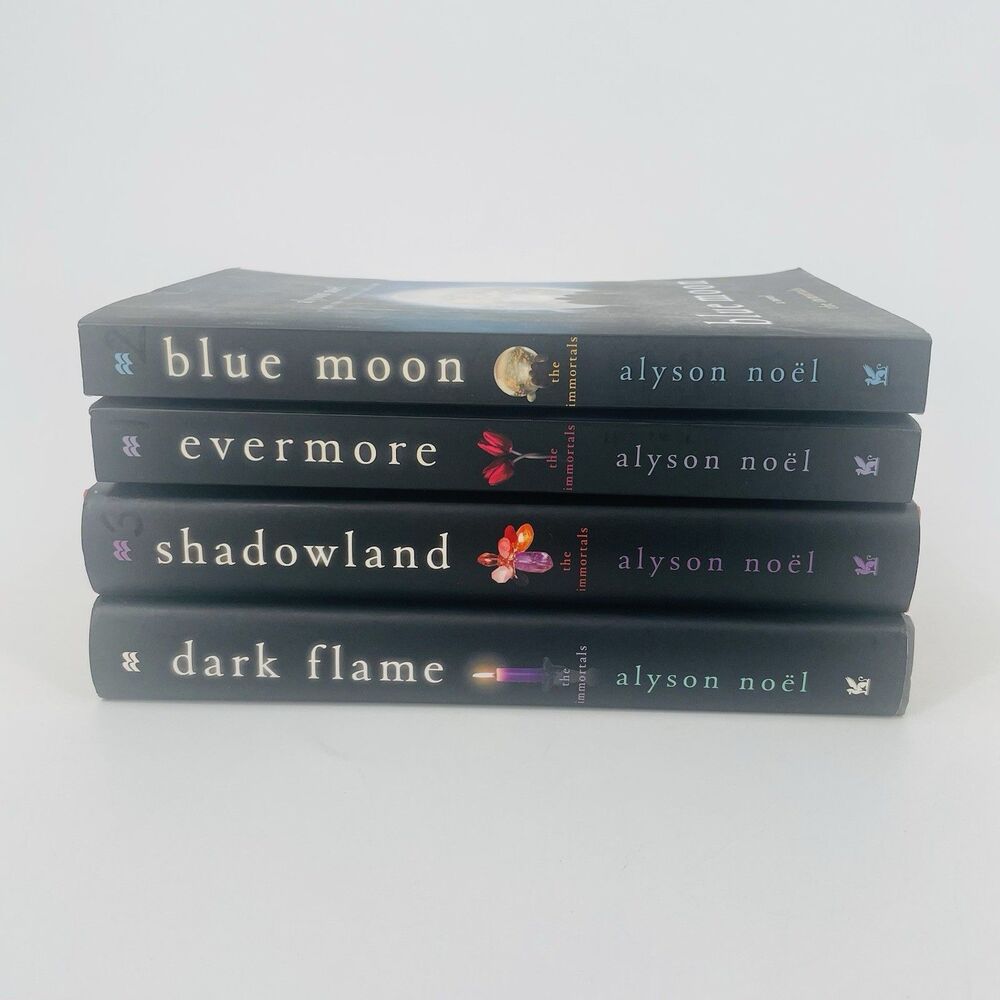 The Immortals Series Alyson Noel 4 Book Lot 2 Hard FE FP DJ + 2 Soft Covers - Picture 4 of 13